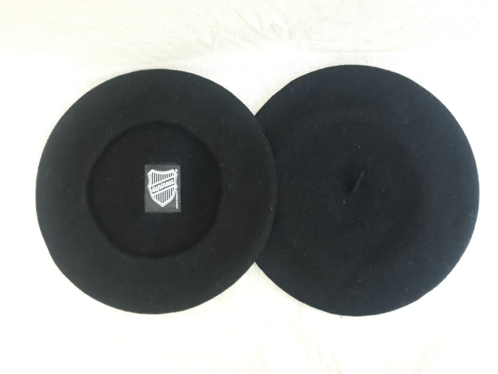 Art. 502 - Boina criolla Espinoza, algodón negra para Invierno -
