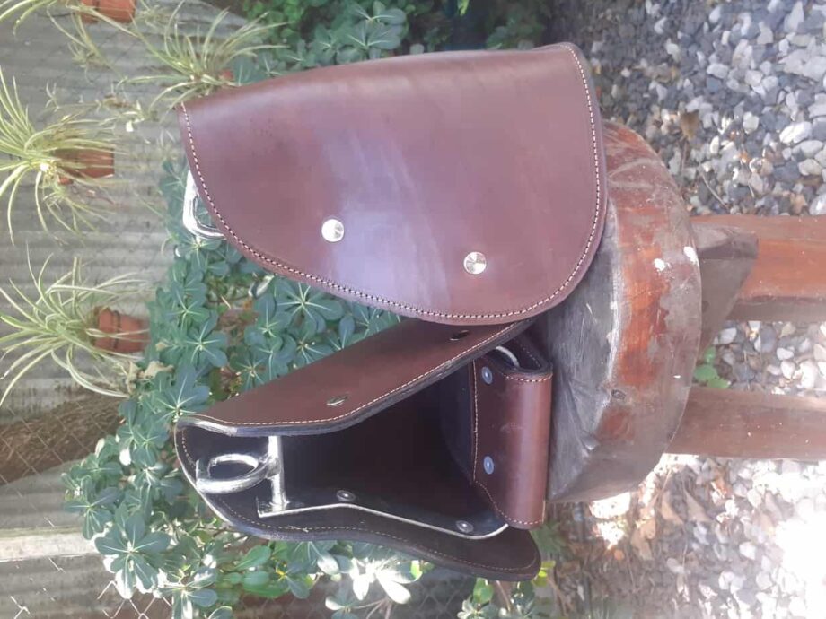 Estribo Capacho "Premium" calidad total cuero vaca y armazon reforzado - Calidad La Rodada