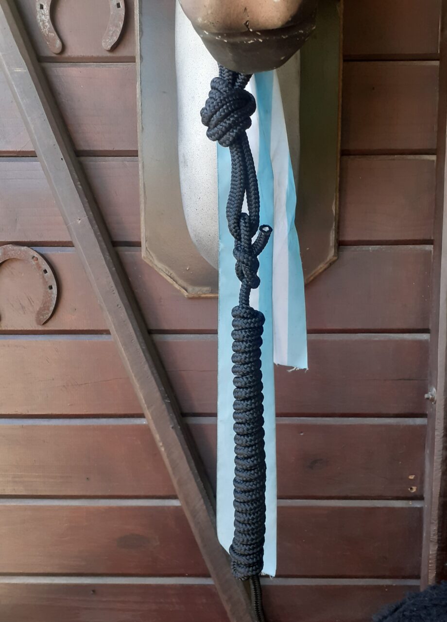 Bozal de soga nautica en polipropileno de 10mm de espesor y Cabestro de 2mtr (aprox) - Gran calidad