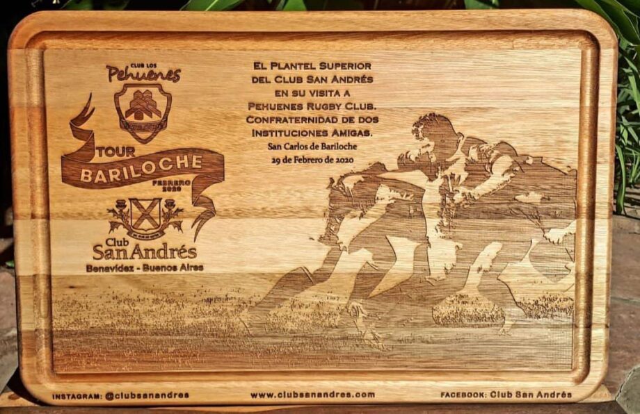 Tabla p/asado Madera Eucalipto (Premium, seleccionado) de 50 x 29 x 3cm - Calidad La Rodada