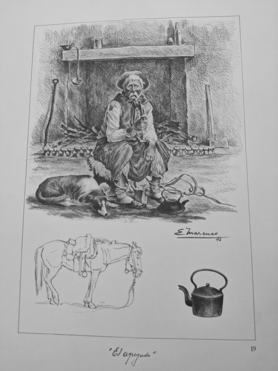 Cuadro arte criollo "El Patroncito" (E. Marenco)