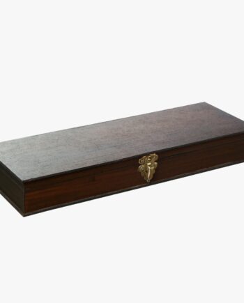 Caja contenedora madera especial para cuchillo y tenedor