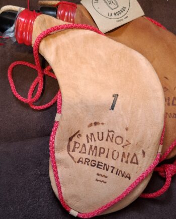 Bota de Vino Cazadora Muñoz Pamplona 1/2 Litro