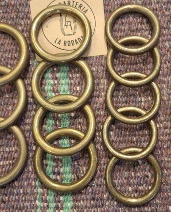 Argollas hierro en Bronce